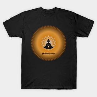 Svadhishthana, Sacral Chakra. Meditative, Mindfulness. T-Shirt